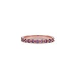 Purple_sapphire_half_eternity_ring_rose_gold